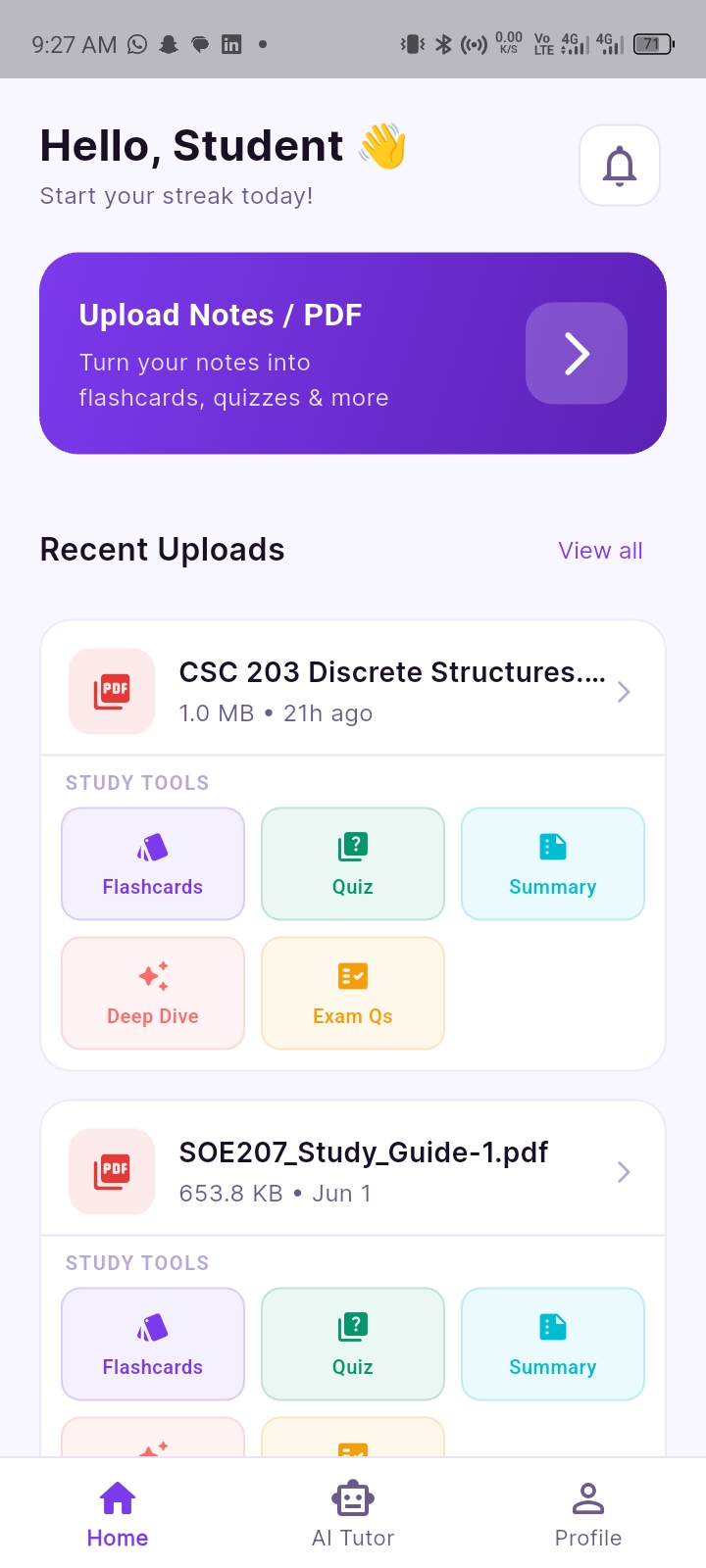 StudyLikePro app screenshot